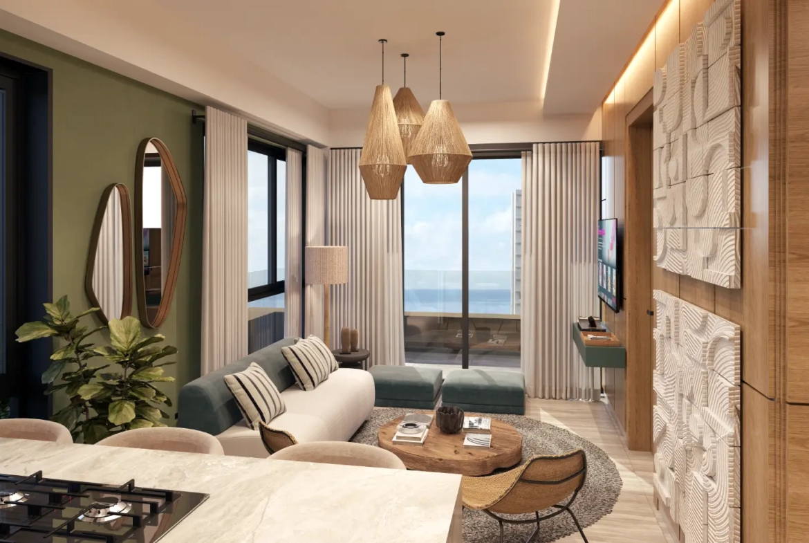 ID 4040 Vientos del Mar 2BR Private Terrace Beach Access Juan Dolio (1)