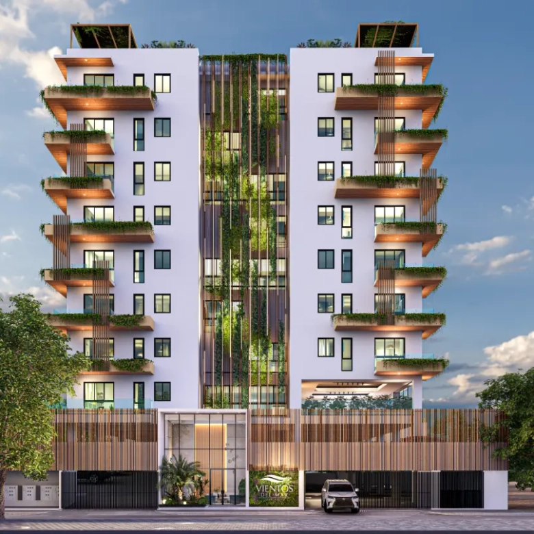 Vientos del Mar Juan Dolio Apartamento de 2 habitaciones con terraza privada, piscina y acceso a la playa