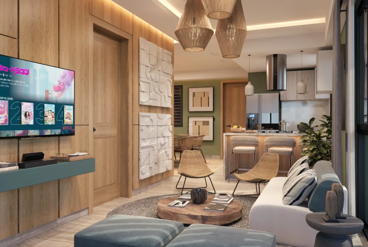 ID 4040 Vientos del Mar 2BR Private Terrace Beach Access Juan Dolio (3)