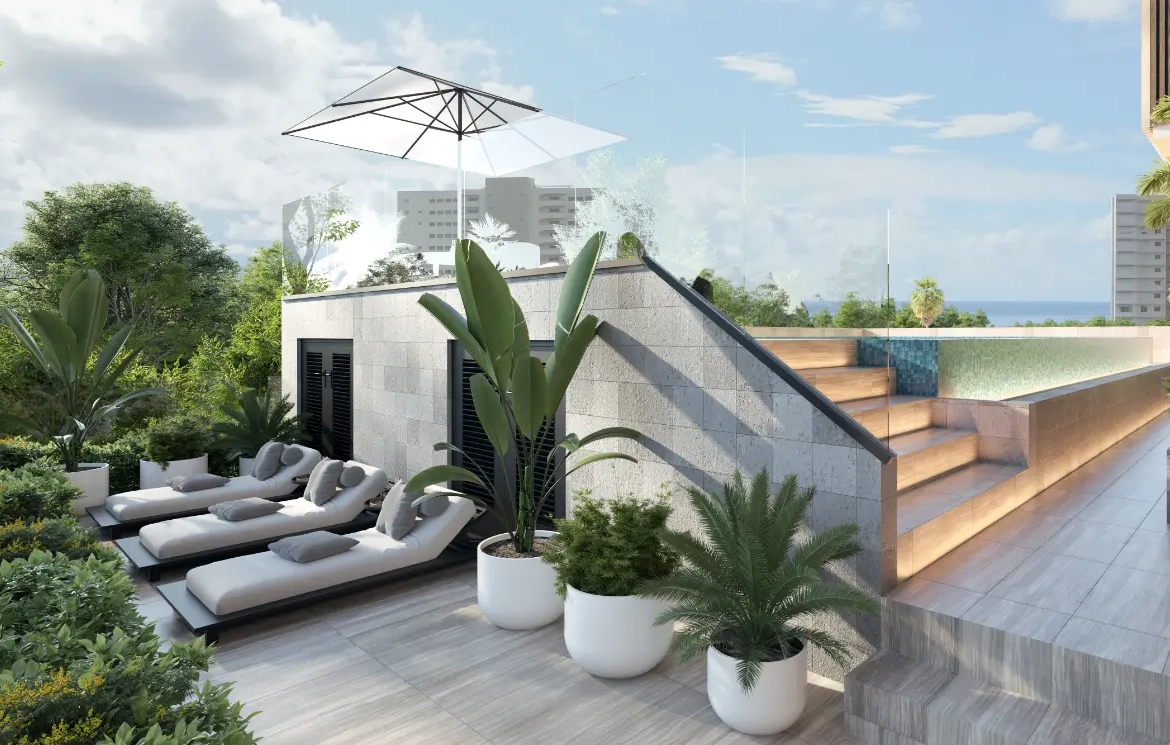 ID 4040 Vientos del Mar 2BR Private Terrace Beach Access Juan Dolio (7)