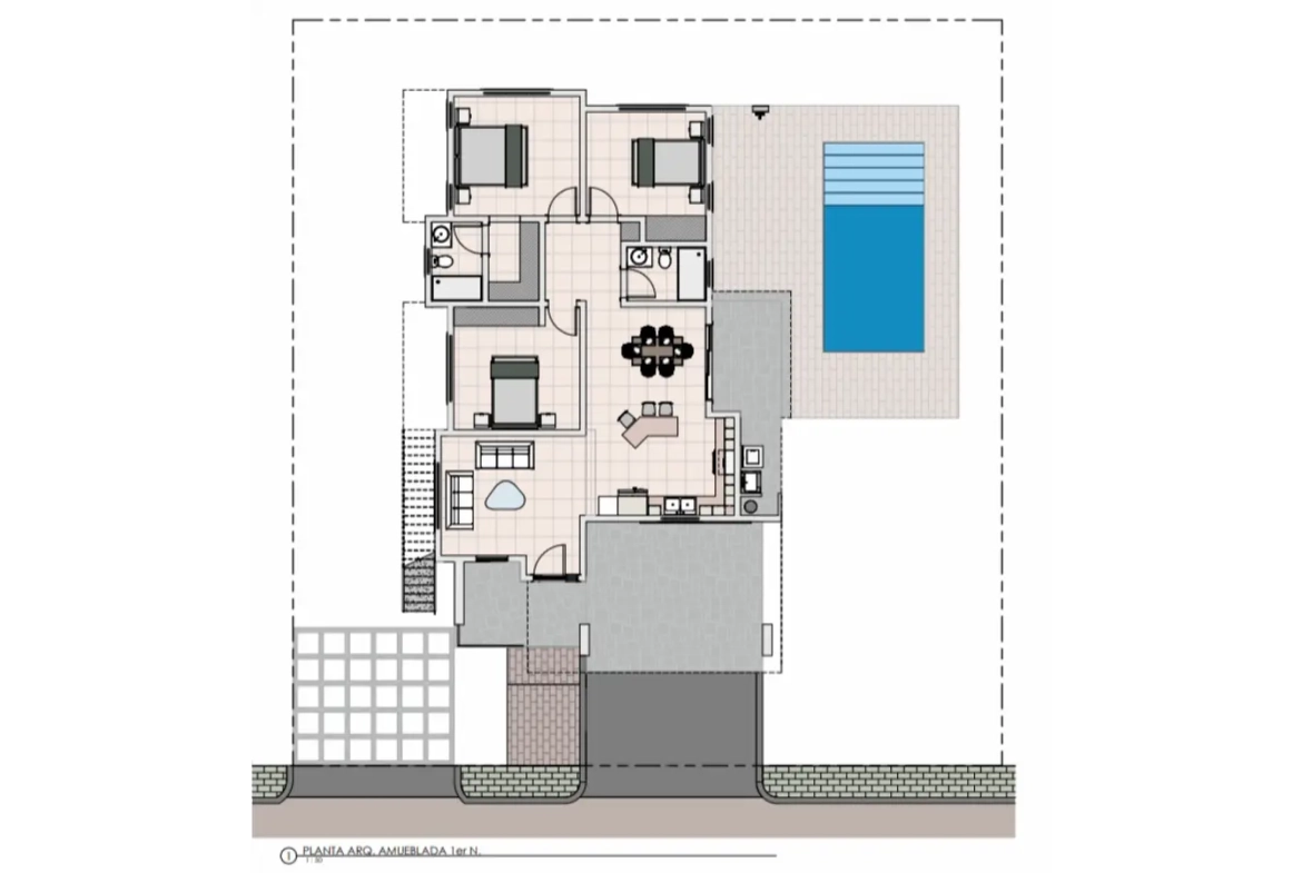 ID 4041 Modern 6 Bedroom Three Unit Property for Sale with Balcony and Terrace in Bavaro Punta Cana (2)