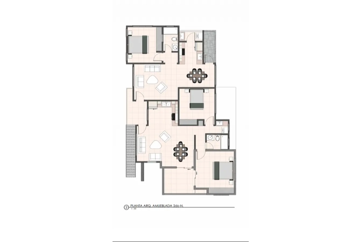ID 4041 Modern 6 Bedroom Three Unit Property for Sale with Balcony and Terrace in Bavaro Punta Cana (4)