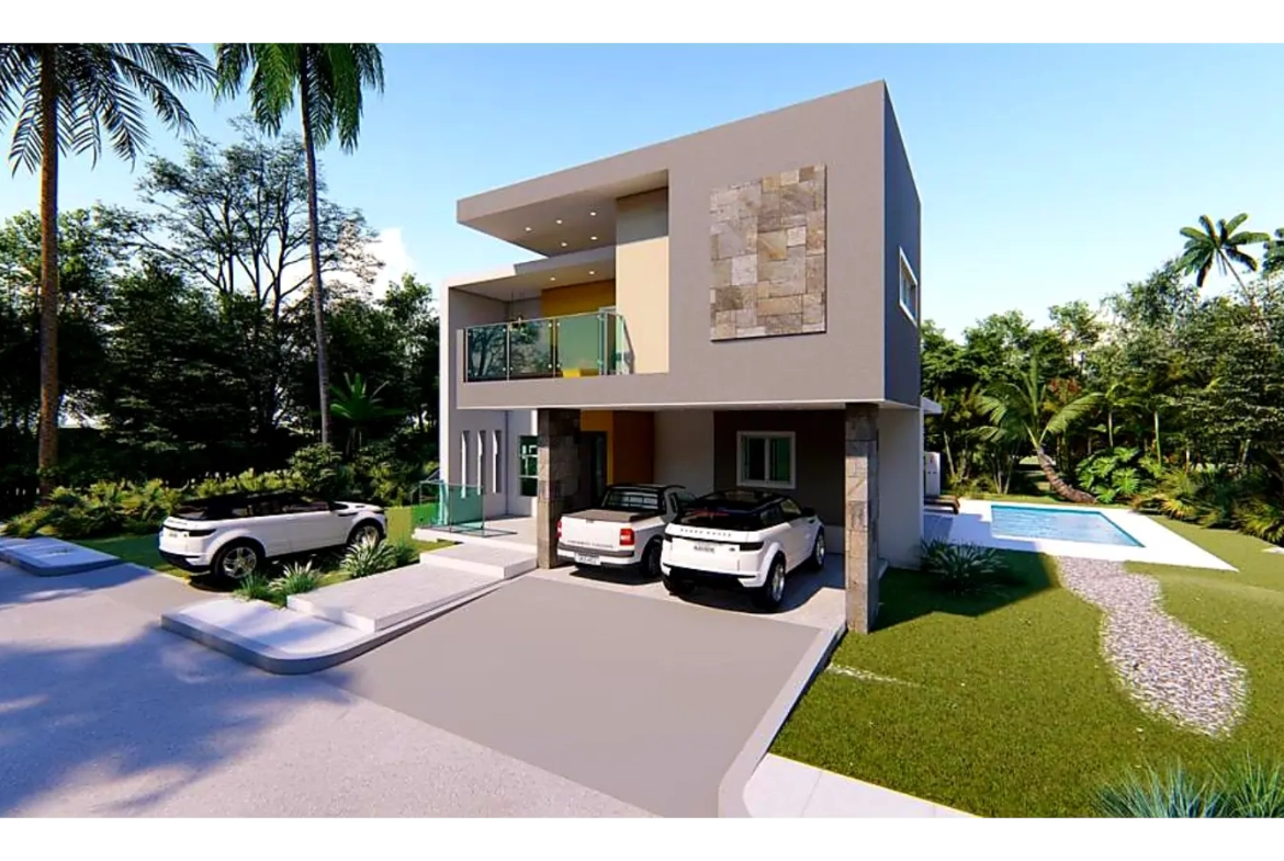 ID 4041 Modern 6 Bedroom Three Unit Property for Sale with Balcony and Terrace in Bavaro Punta Cana (5)