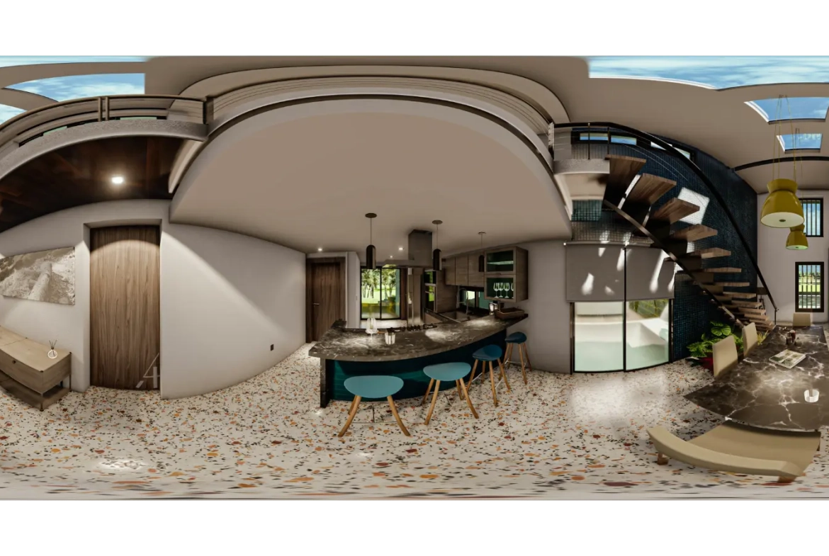 ID 4044 Ecos del Mar II 3 Bedroom Villa with Clubhouse and Gazebo in Punta Cana (2)