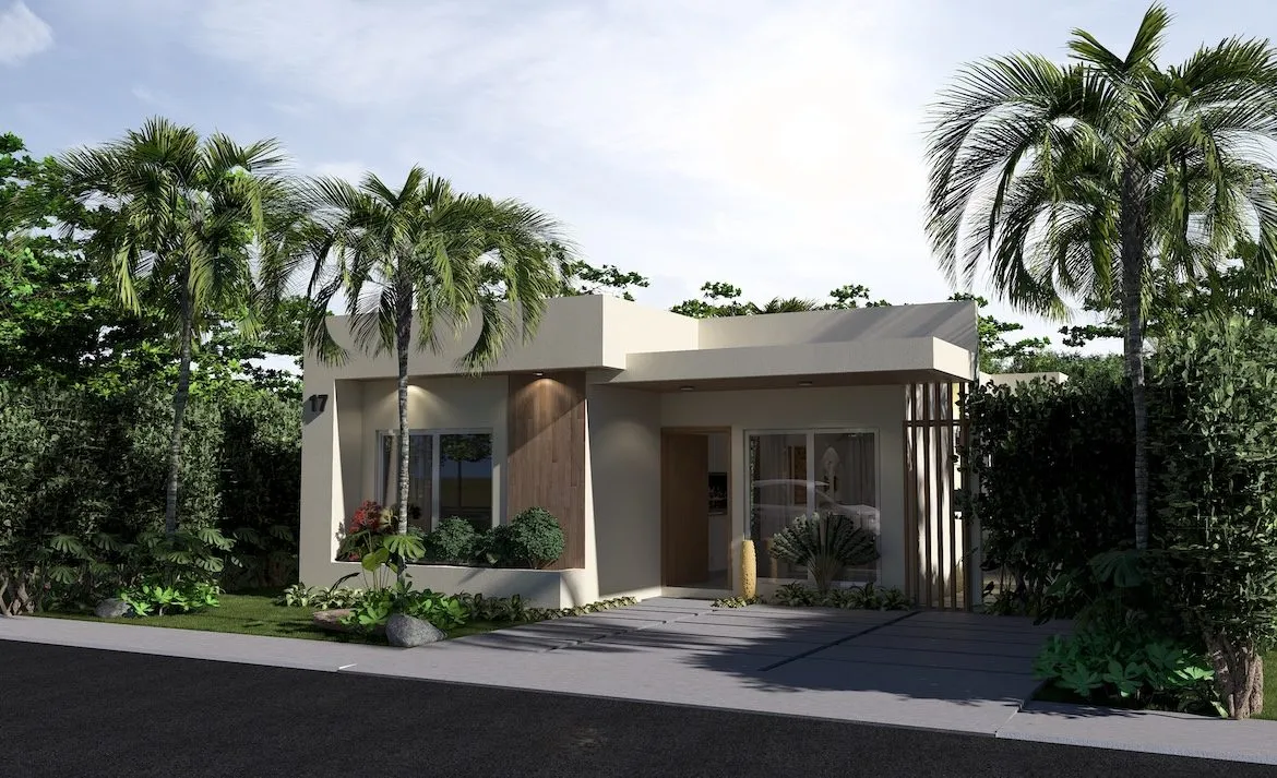 3BR House for sale Macao Villa Sole Mio Punta Cana gated community