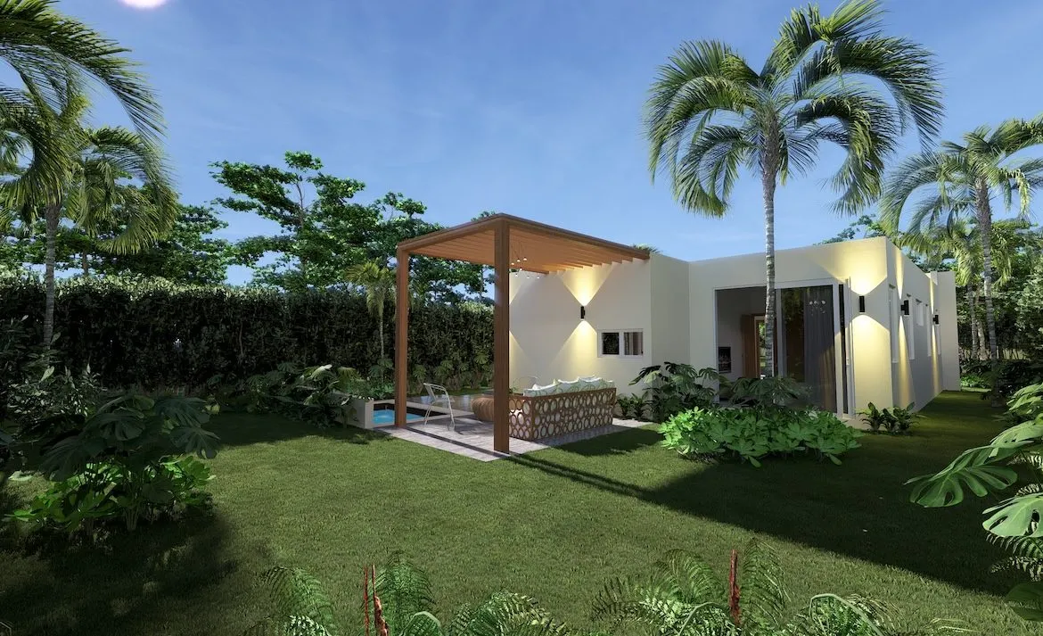 5 House for sale Macao Villa Sole Mio Punta Cana gated community