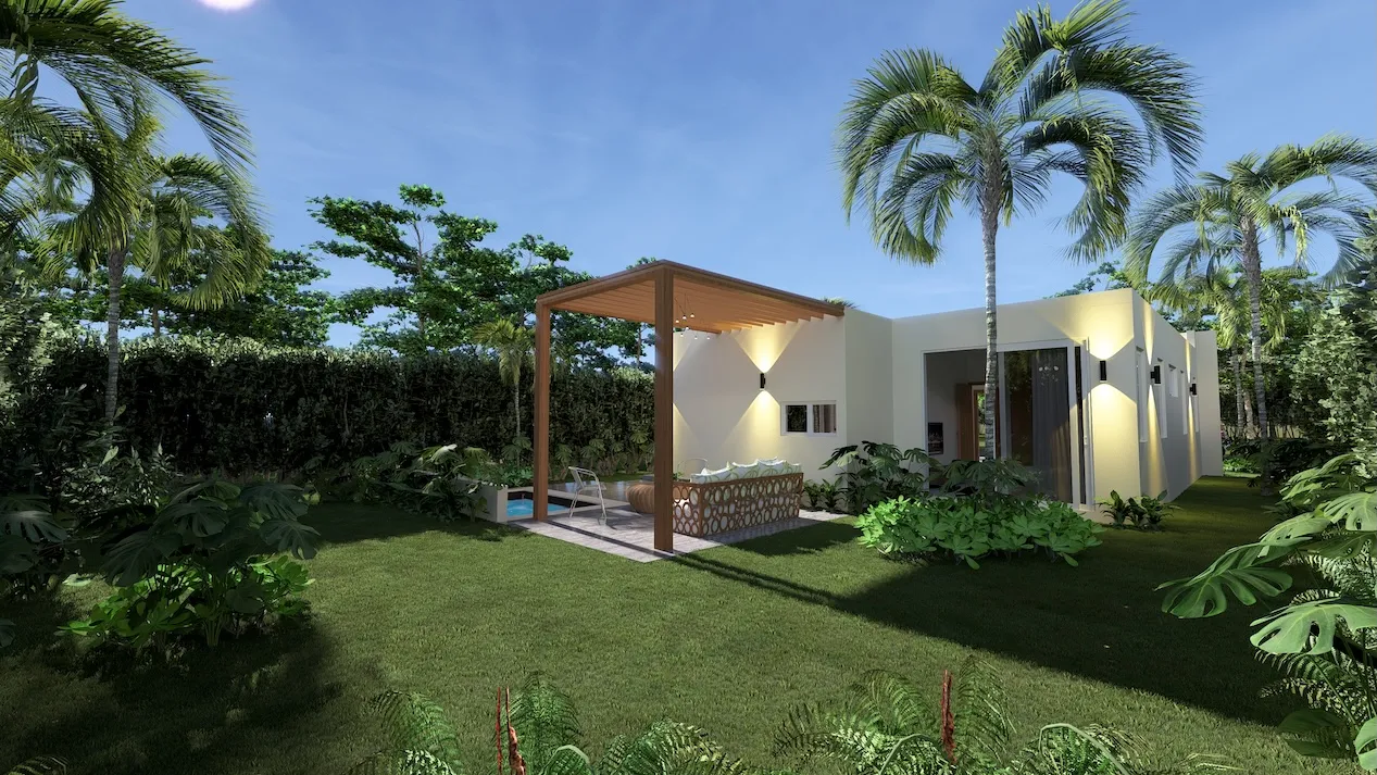 5 House for sale Macao Villa Sole Mio Punta Cana gated community