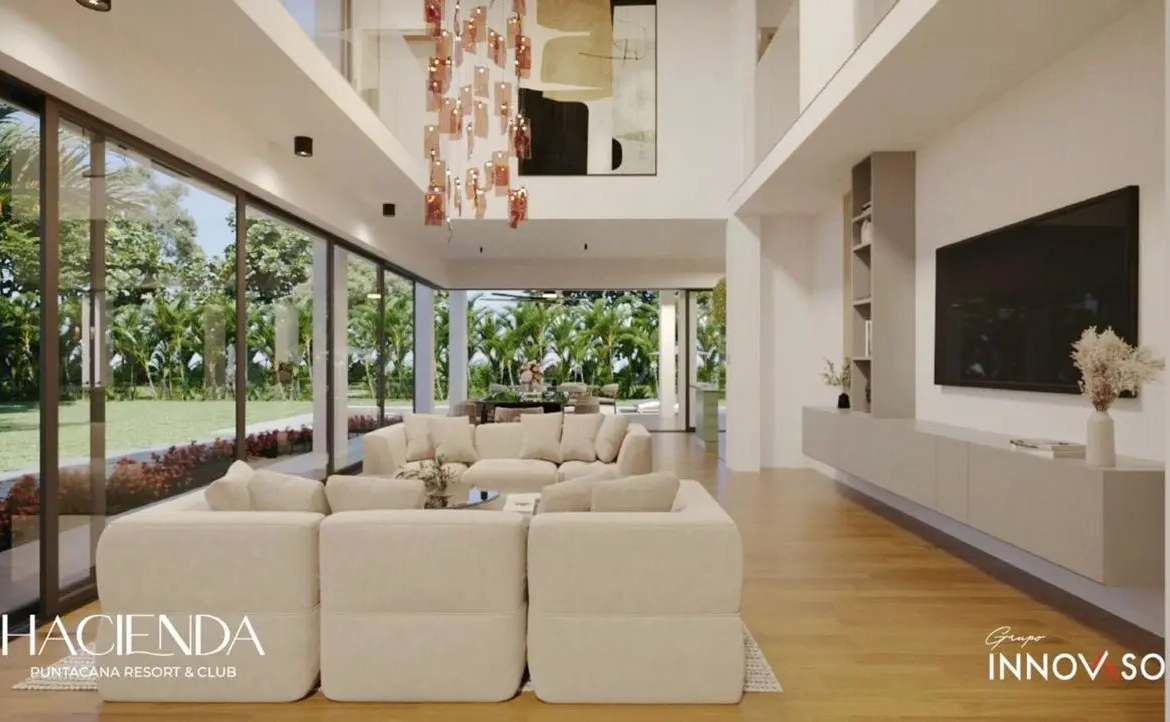 ID 4046 Charming 4 Bedroom Garden View Villa for Sale in Punta Cana Resort and Club Dominican Republic (2)