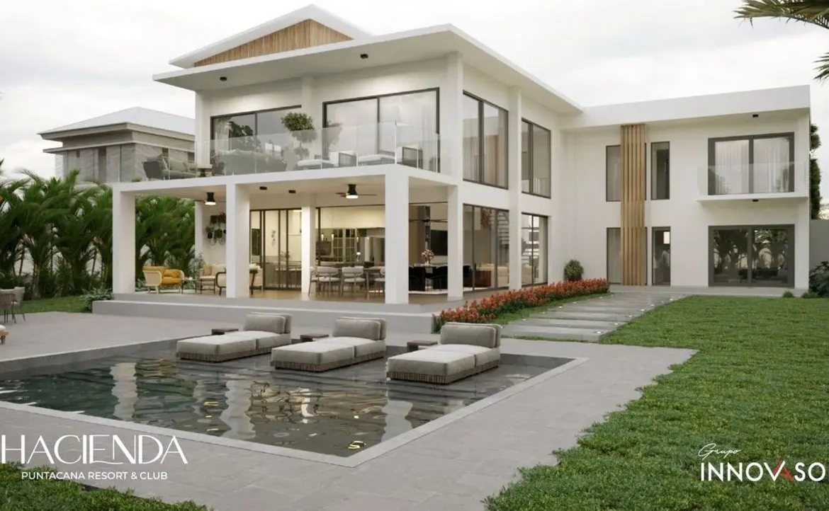 ID 4046 Charming 4 Bedroom Garden View Villa for Sale in Punta Cana Resort and Club Dominican Republic (4)