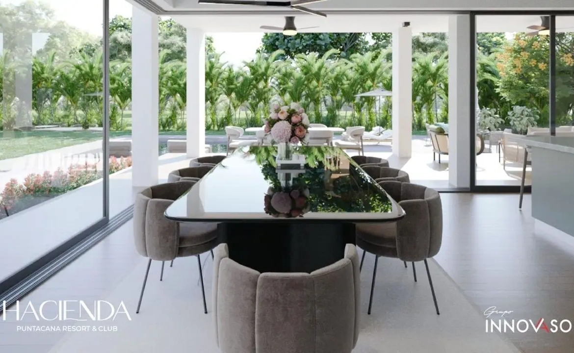 ID 4046 Charming 4 Bedroom Garden View Villa for Sale in Punta Cana Resort and Club Dominican Republic (7)
