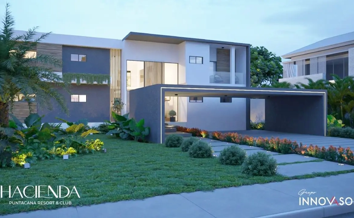 ID 4046 Charming 4 Bedroom Garden View Villa for Sale in Punta Cana Resort and Club Dominican Republic (8)