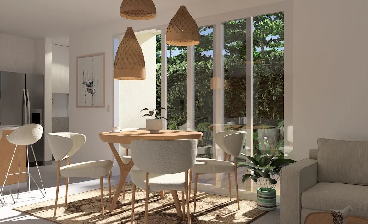 villa sole mio punta cana house for sale two bedrooms macao beach Comedor