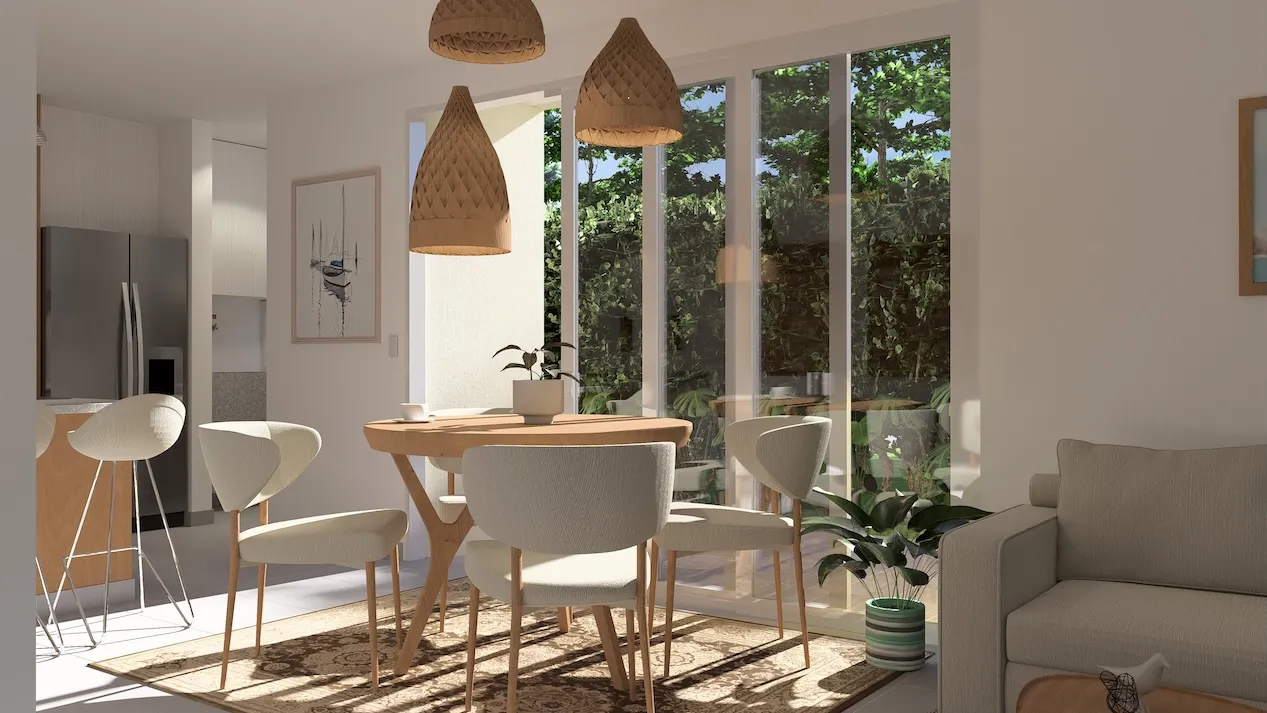villa sole mio punta cana house for sale two bedrooms macao beach Comedor