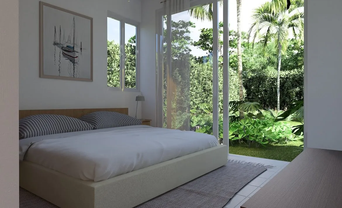 villa sole mio punta cana house for sale two bedrooms macao beach Habitacion principal