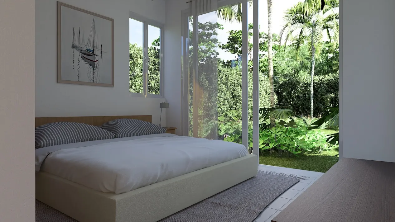 villa sole mio punta cana house for sale two bedrooms macao beach Habitacion principal