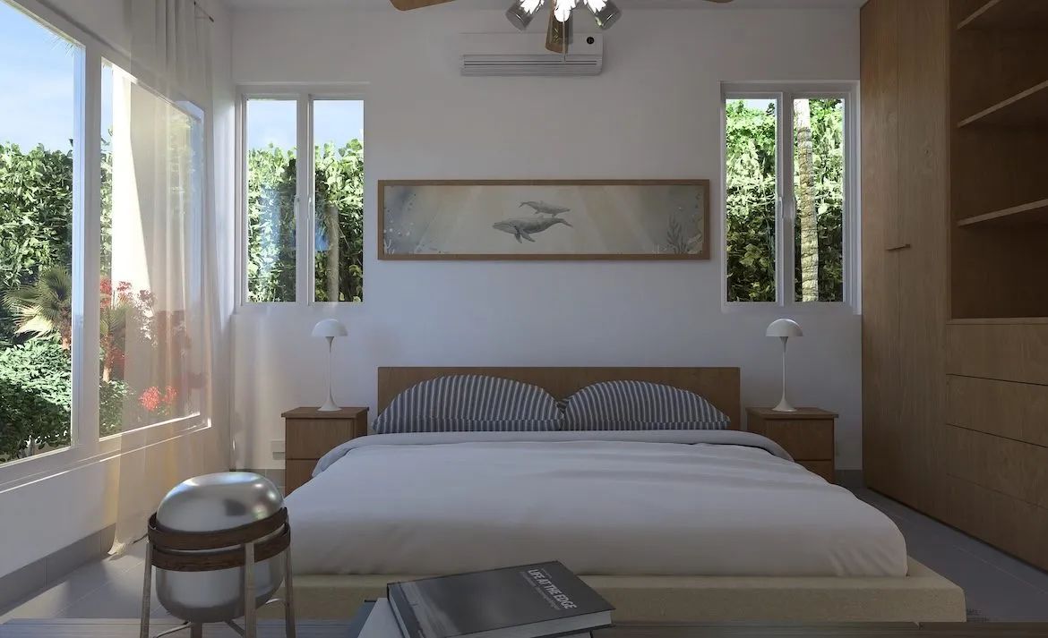villa sole mio punta cana house for sale two bedrooms macao beach Habitacion secundaria 1