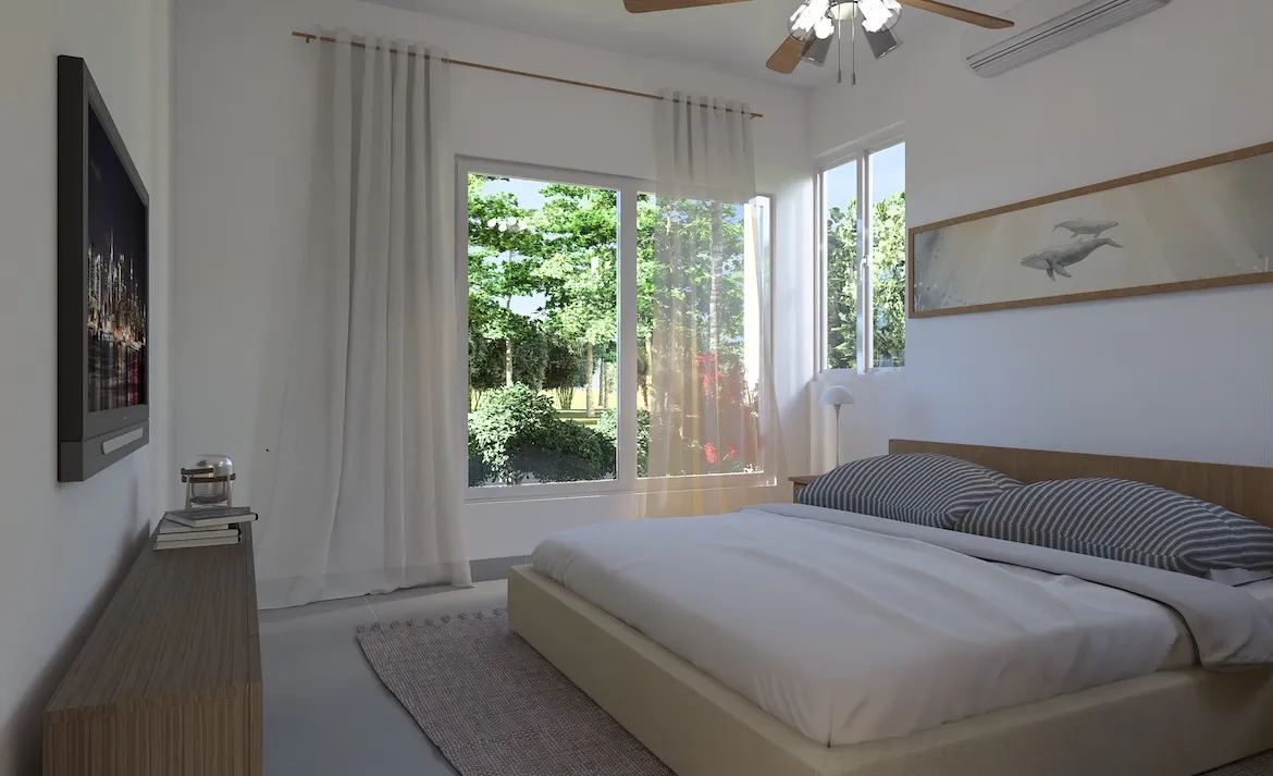 villa sole mio punta cana house for sale two bedrooms macao beach Habitacion secundaria 2