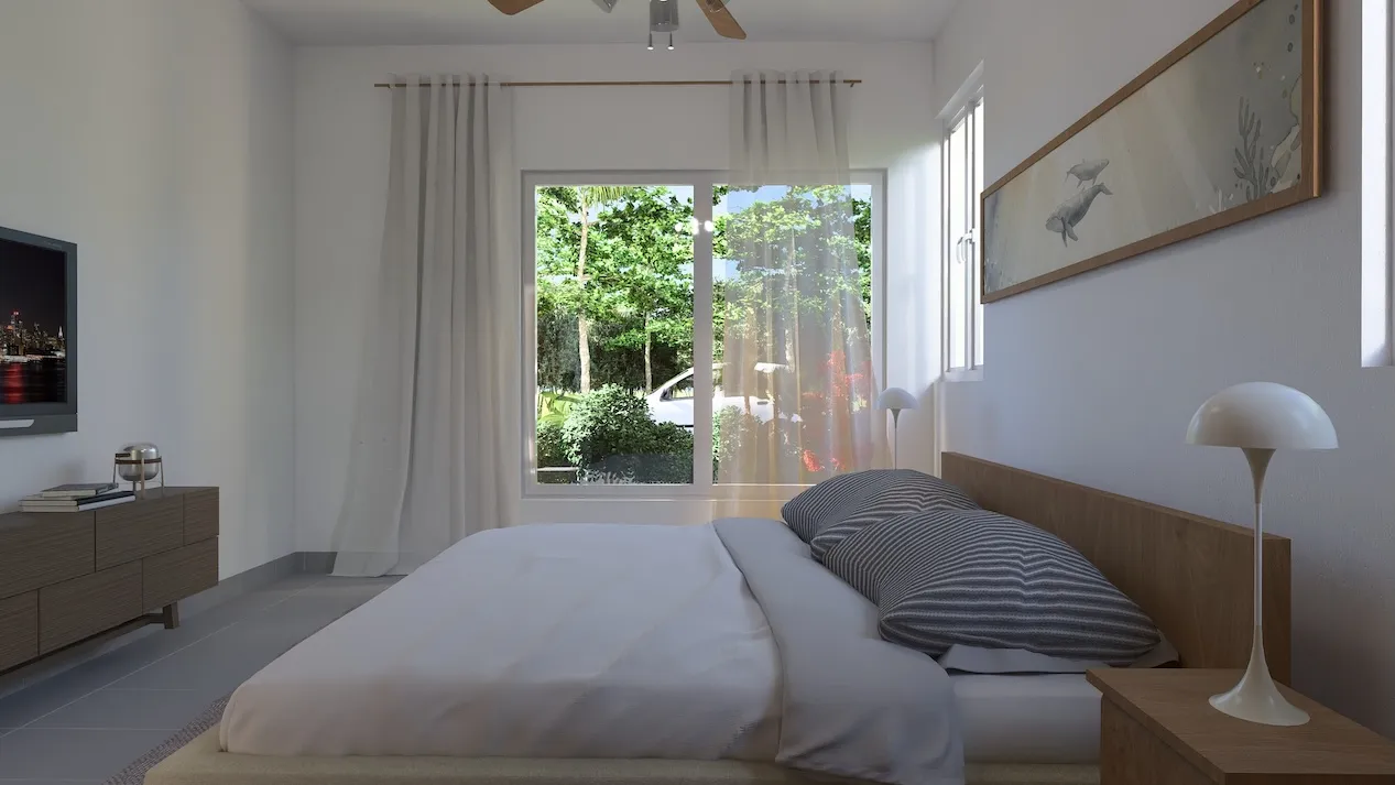 villa sole mio punta cana house for sale two bedrooms macao beach Habitacion secundaria 2 A