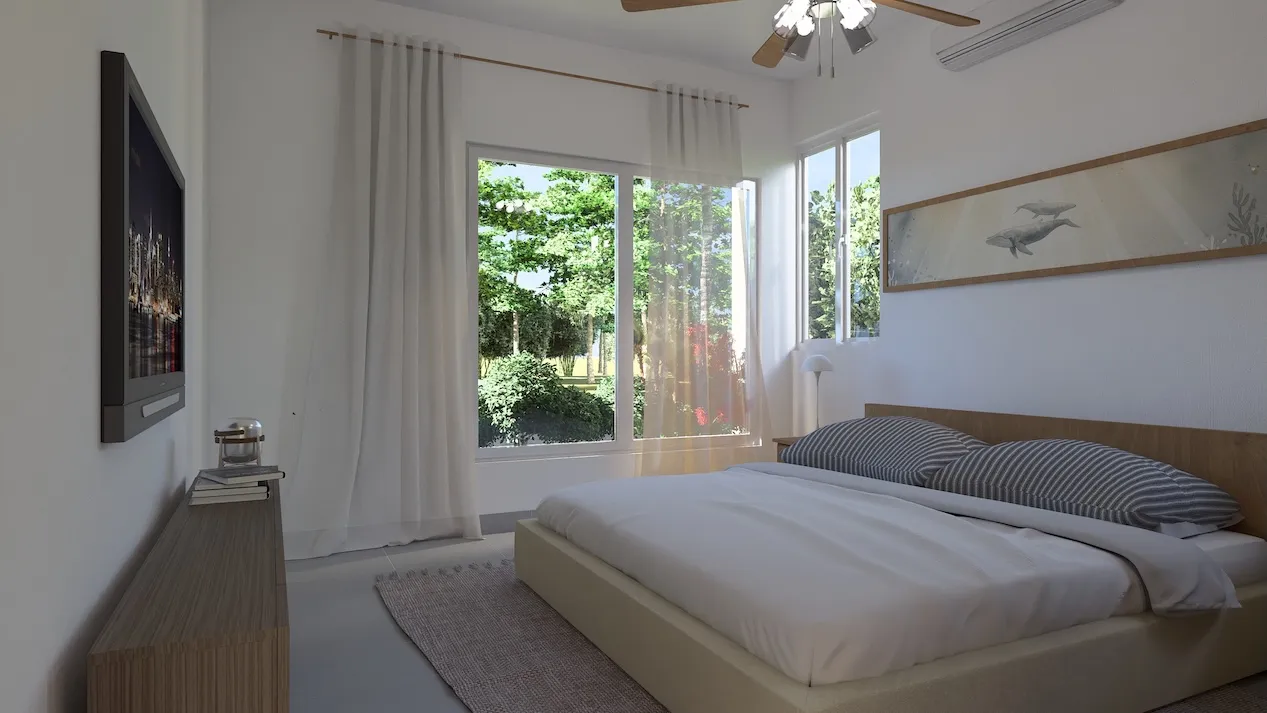 villa sole mio punta cana house for sale two bedrooms macao beach Habitacion secundaria 2