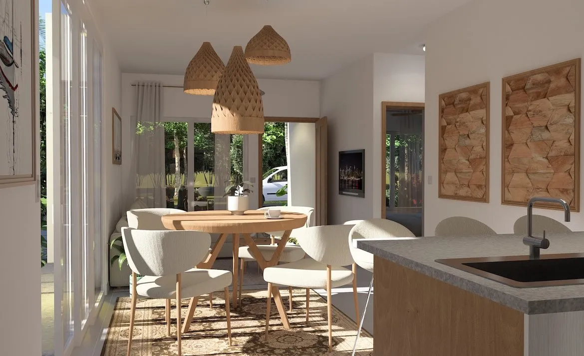 villa sole mio punta cana house for sale two bedrooms macao beach cocina