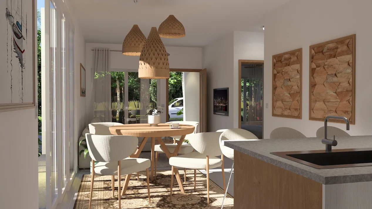 villa sole mio punta cana house for sale two bedrooms macao beach cocina
