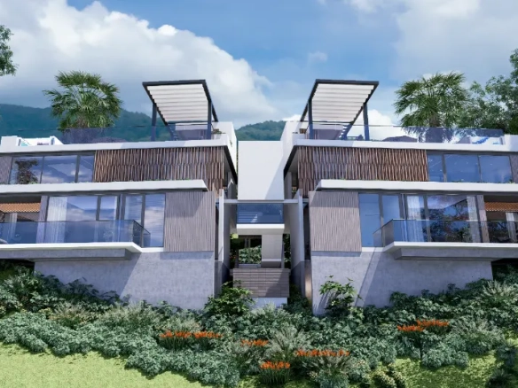 El Faro Blu Terrenas 2 bedroom ocean view penthouse for sale in Las Terrenas Samana with rooftop jacuzzi