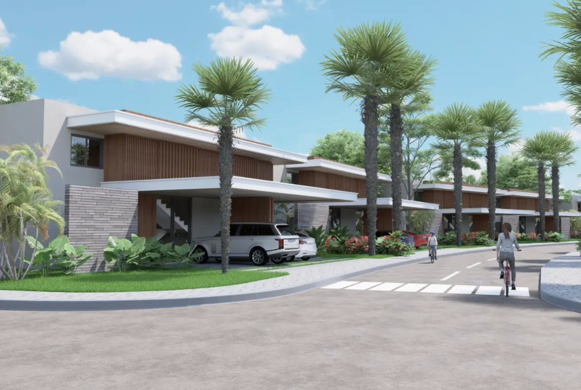 ID 4063 Sleek 2 Bedroom Modern Townhouse in Turquesa Town Fully Furnished with Private Garden and Electric Cart (2)