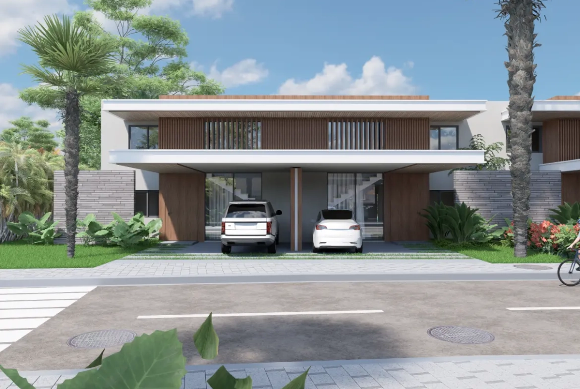 ID 4063 Sleek 2 Bedroom Modern Townhouse in Turquesa Town Fully Furnished with Private Garden and Electric Cart (3)