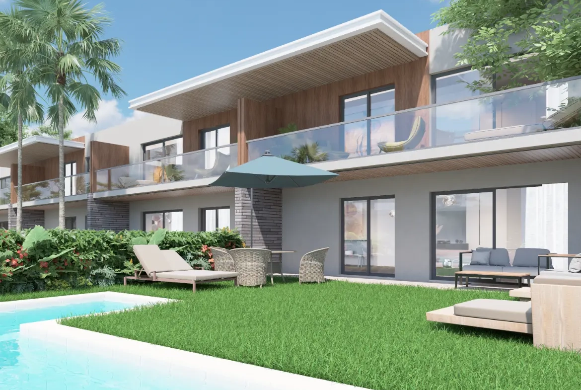 ID 4063 Sleek 2 Bedroom Modern Townhouse in Turquesa Town Fully Furnished with Private Garden and Electric Cart (7)