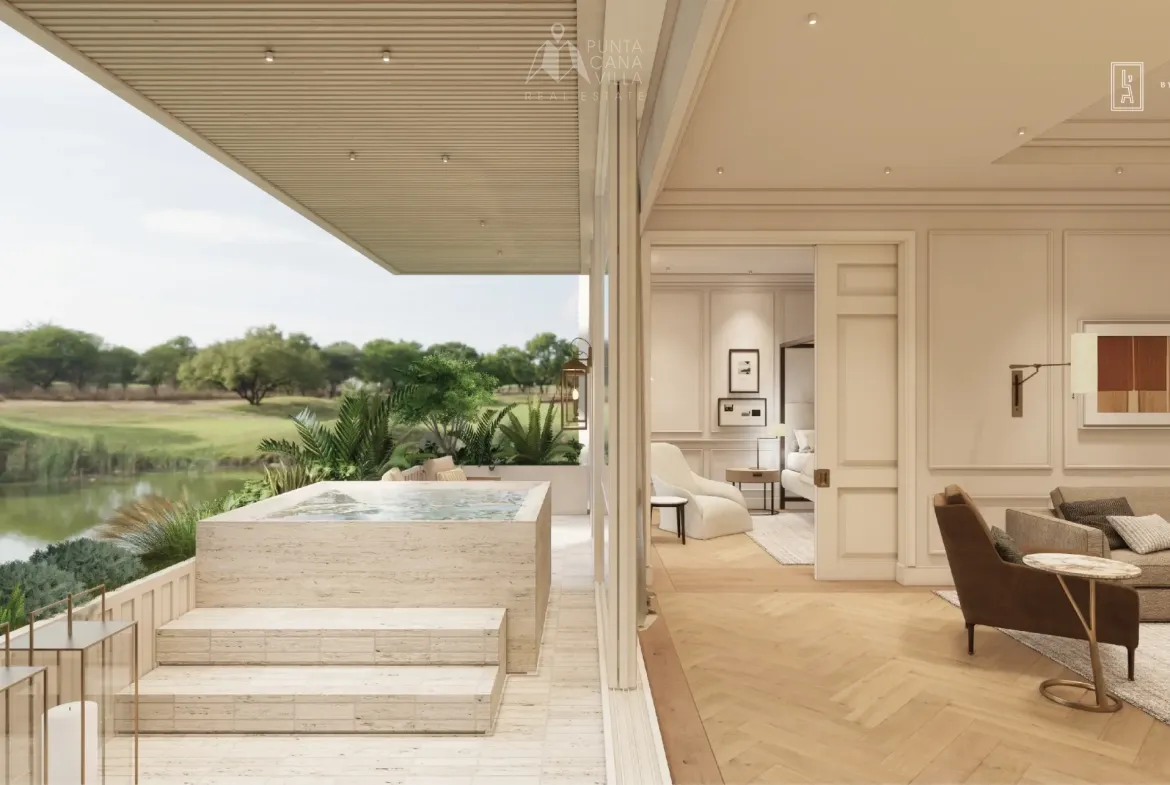 ID 4064 L'atelier One Bedroom Apartment with Terrace for Sale in Las Iguanas Cap Cana (2)
