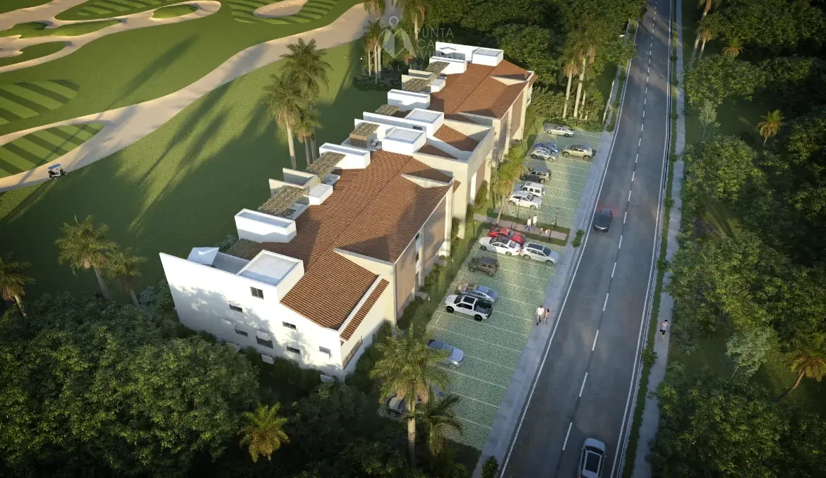 Tiburon Cocotal Penthouse for sale in Punta Cana with private rooftop terrace and golf course views.