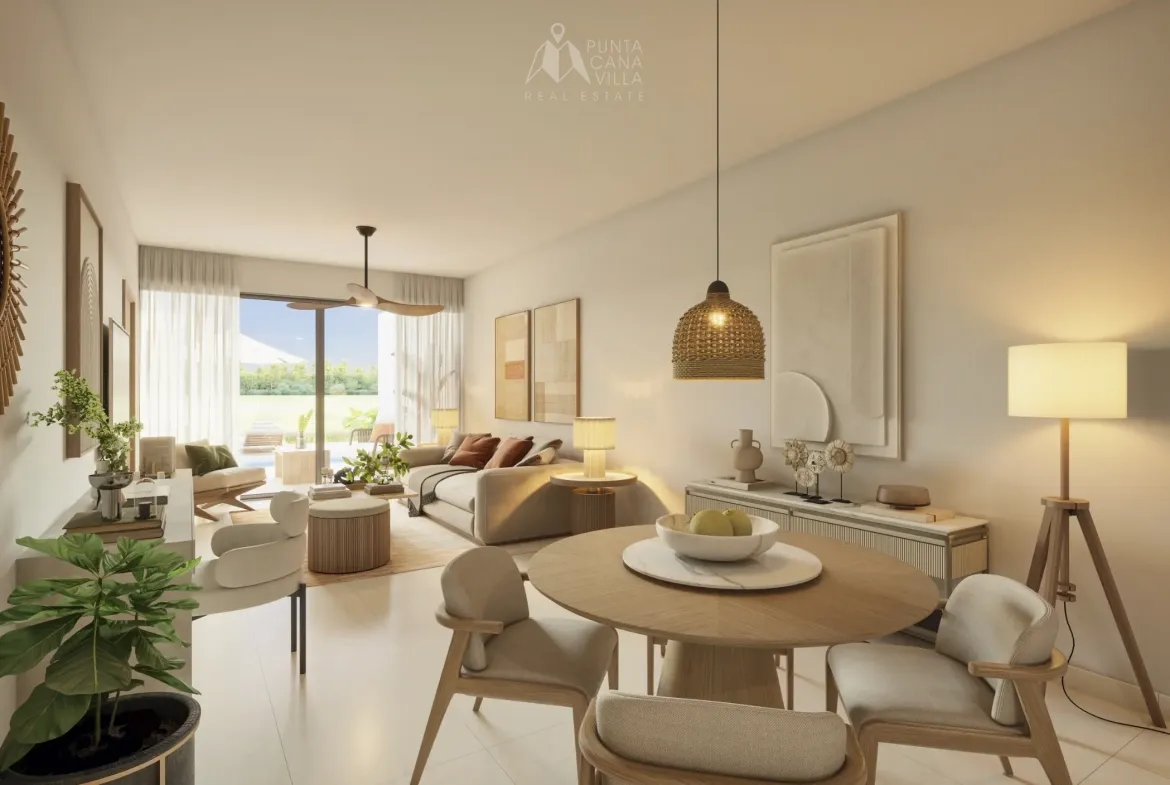 ID 4069 Tiburon Cocotal Golf and Country Club Two Bedroom Apartment For Sale in Punta Cana with Golf Course View (1)