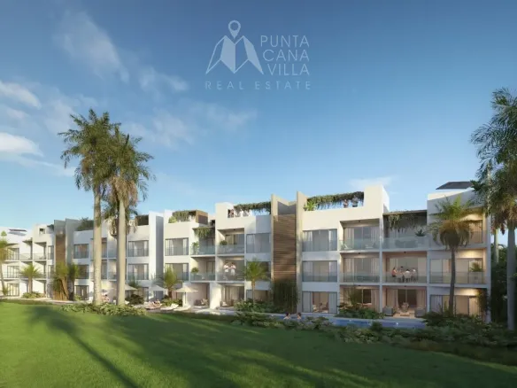 Tiburon Cocotal Apartamento en venta en Punta Cana con vistas panoramicas al campo de golf Cocotal.