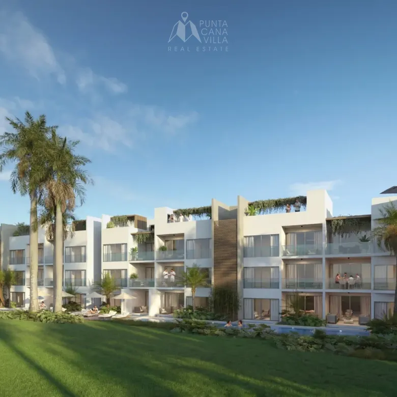 Tiburon Cocotal Apartamento en venta en Punta Cana con vistas panoramicas al campo de golf Cocotal.