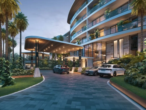 The FairWind 2 Bedroom Residence for sale in Cap Cana overlooking the Las Iguanas Golf Course with luxury terrace.