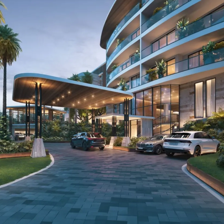 The FairWind 2 Bedroom Residence for sale in Cap Cana overlooking the Las Iguanas Golf Course with luxury terrace.