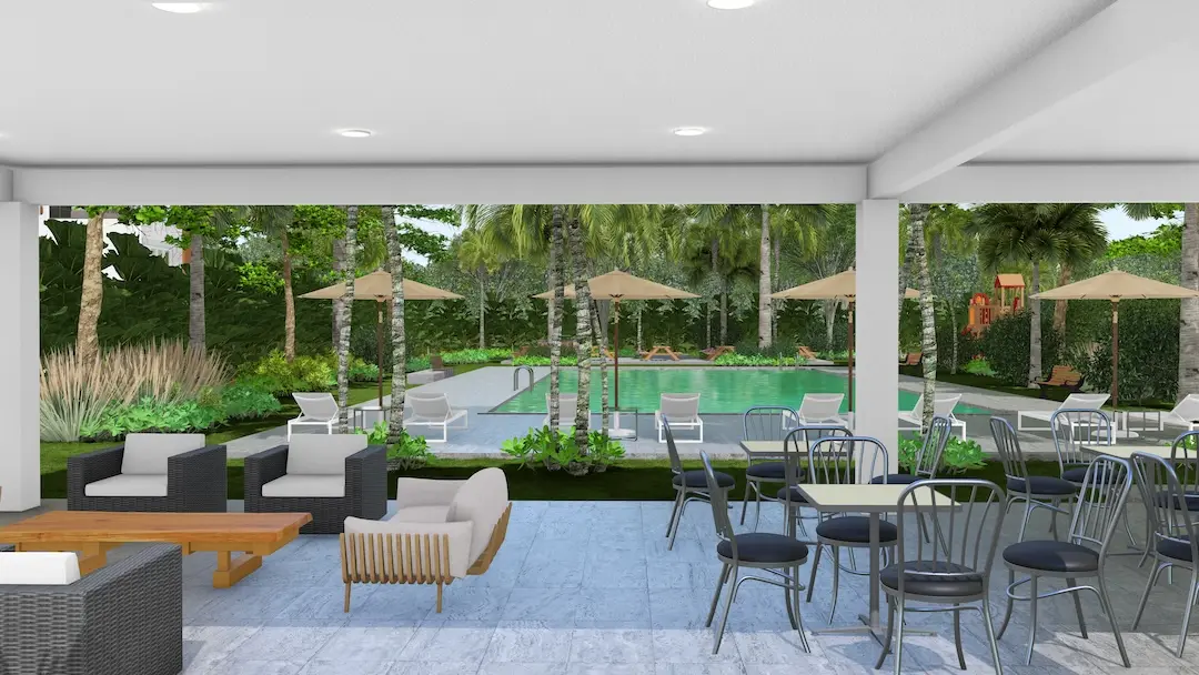 Villa Sole Mio, Punta Cana, Playa de Macao 14 Villas Sole Mio Gazebo y piscina playa Macao Punta Cana