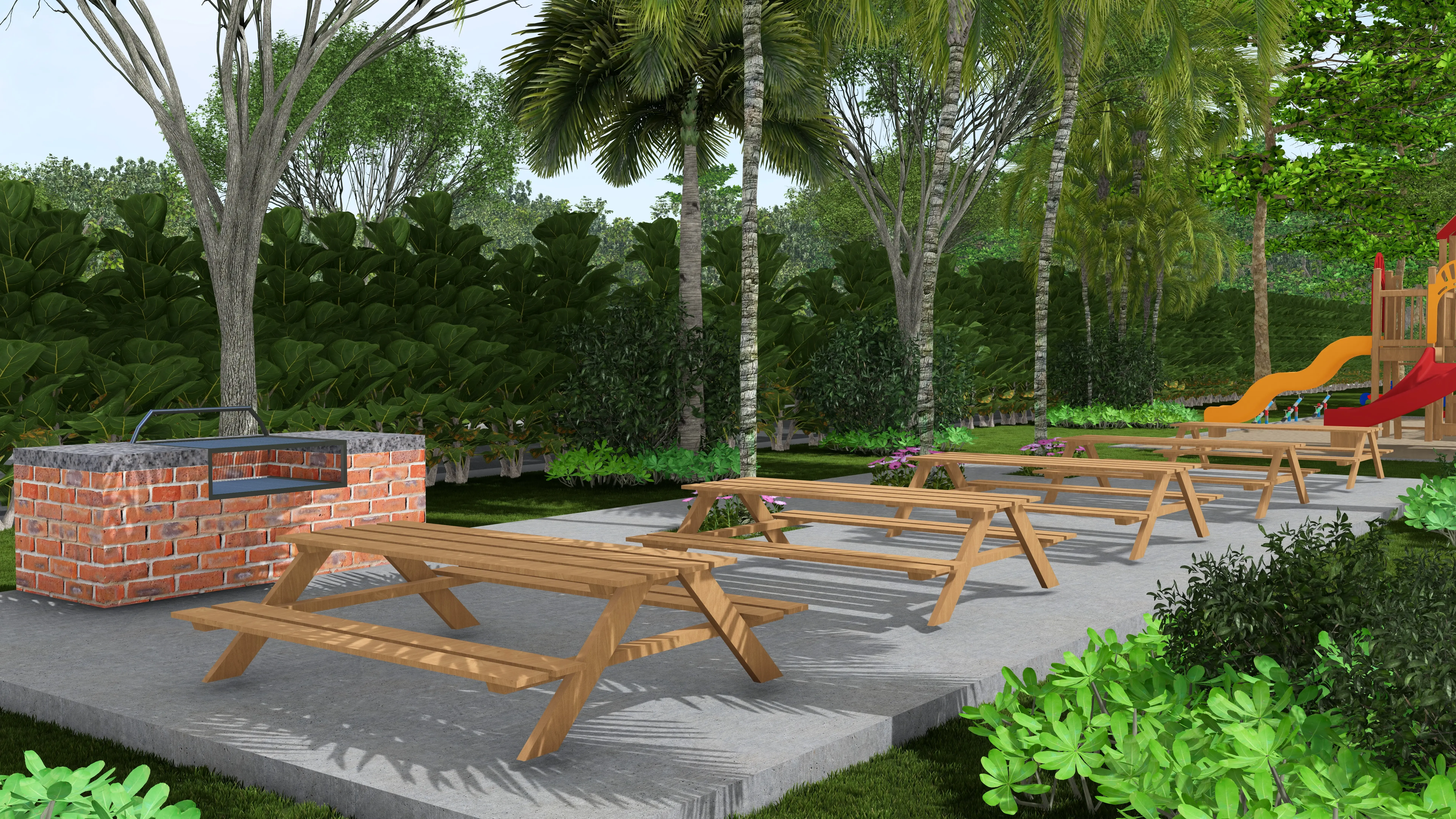 Villa Sole Mio, Punta Cana, Playa de Macao 19 Modern outdoor BBQ area with grilling facilities and social dining space at Villas Sole Mio in Punta Cana.
