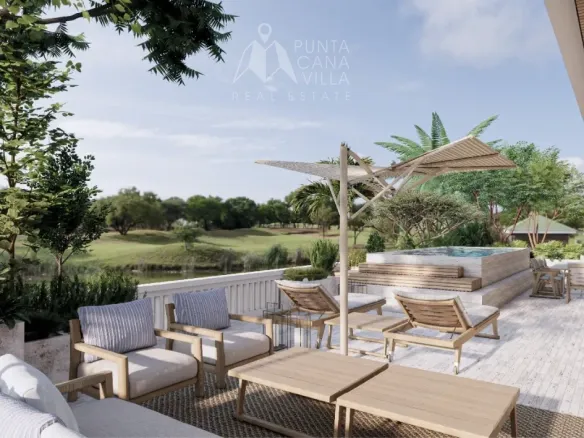 L'Atelier 4 Bedroom Penthouse for sale in Cap Cana with golf course views and luxury terrace