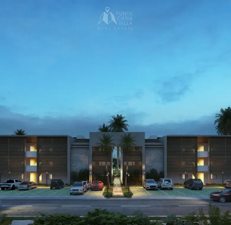 Tiburon Cocotal Penthouse de 3 habitaciones en venta en Punta Cana con ascensor y vistas al campo de golf.