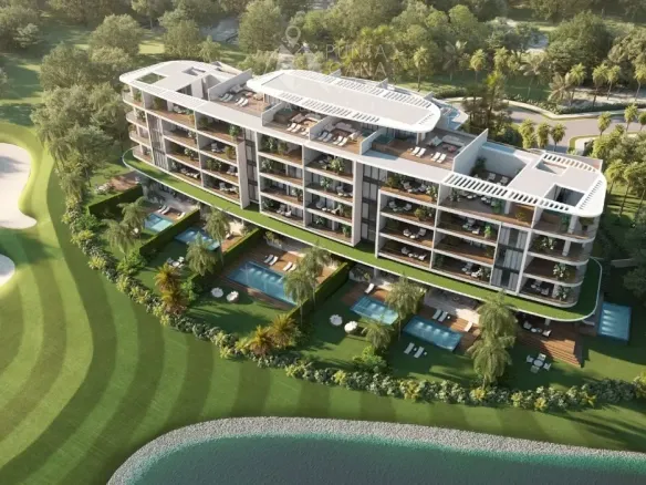 Apartamento FairWind de 3 habitaciones en venta en Cap Cana con amplia terraza y vistas al campo de golf Las Iguanas.