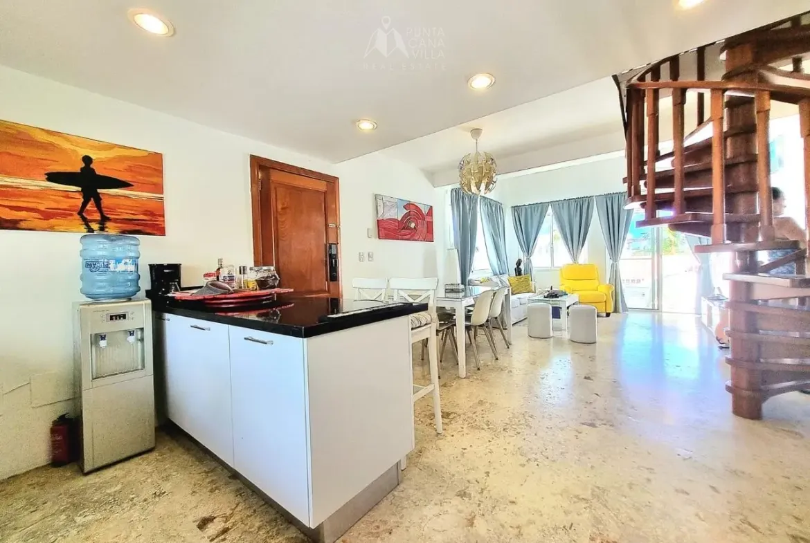 ID 4080 Playa Turquesa 2 Bedroom Beachfront Penthouse for Sale in Bavaro Punta Cana (18)