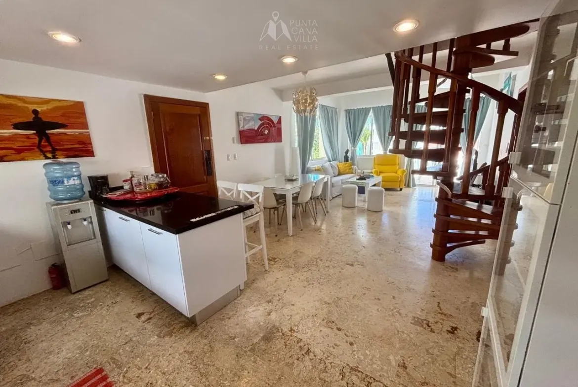 ID 4080 Playa Turquesa 2 Bedroom Beachfront Penthouse for Sale in Bavaro Punta Cana (24)