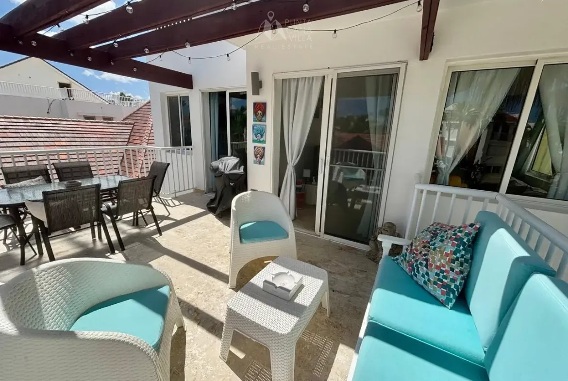 ID 4080 Playa Turquesa 2 Bedroom Beachfront Penthouse for Sale in Bavaro Punta Cana (29)