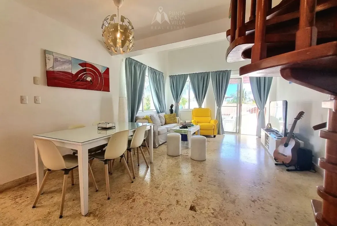 ID 4080 Playa Turquesa 2 Bedroom Beachfront Penthouse for Sale in Bavaro Punta Cana (3)
