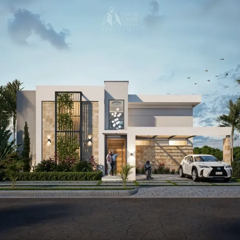 Sarasota Luxury Villas Vista Cana 4 bedroom villa for sale with private pool and modern design