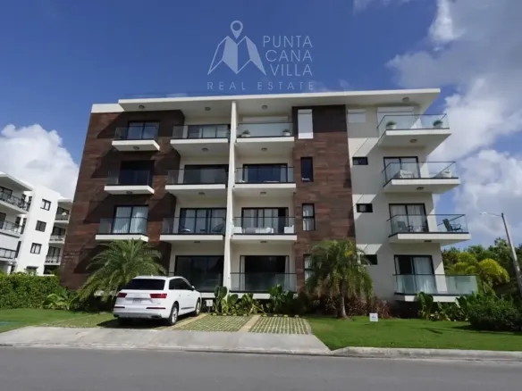 Parkwest Residences 2 Bedroom Apartment for sale in Punta Cana Village with rooftop infinity pool and balcony.