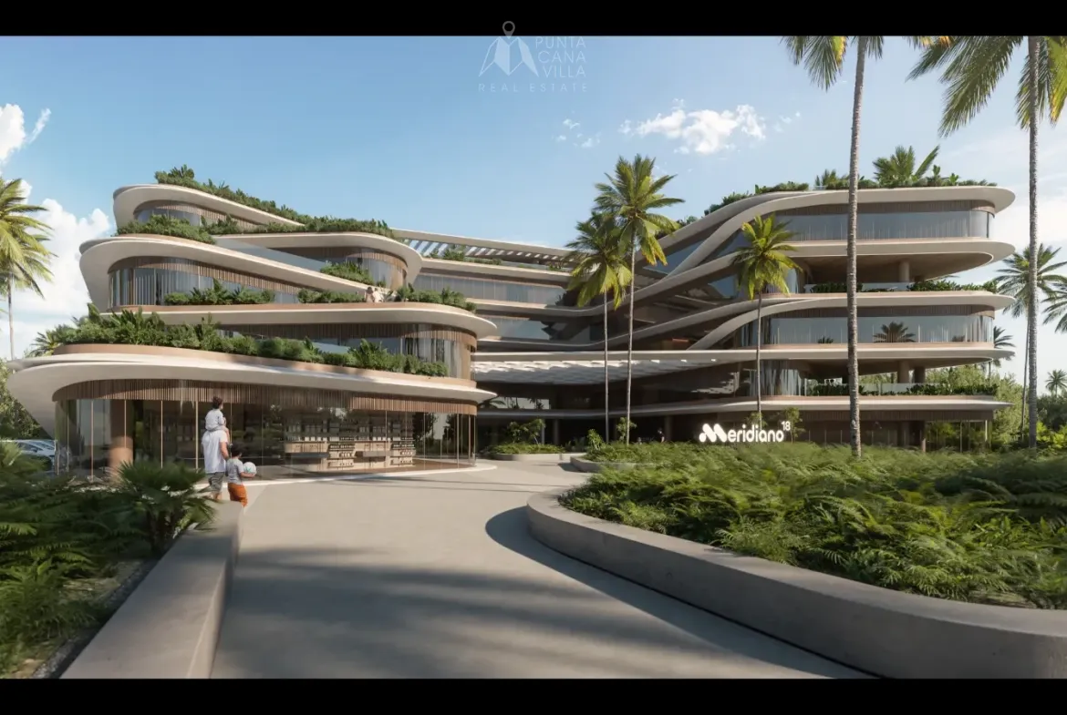 Modern Office space for sale in Meridiano 18 Lake District Cap Cana (1)