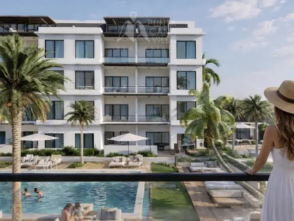 Gaya Cana 2 Bedroom Apartment for sale in Bavaro Punta Cana with private jacuzzi terrace and pool