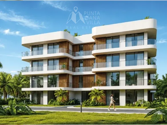 Emerald Green Residence 1 Bedroom Apartment for sale in Costa Bavaro Punta Cana with pool and resort amenities